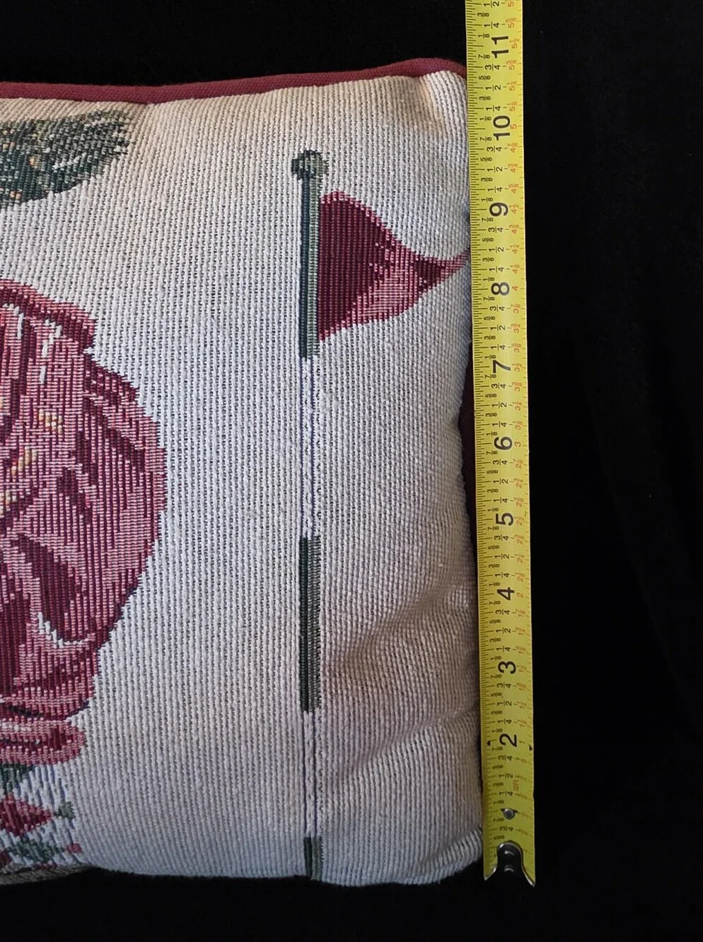 Vintage Santa Golfer Tapestry Pillow Christmas Golf Holiday Decor